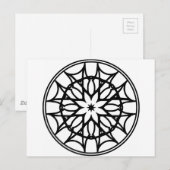 Mandala 11 Träumer Postkarte (Vorne/Hinten)
