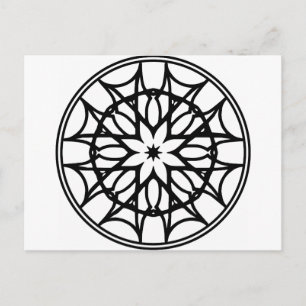 Mandala 11 Träumer Postkarte