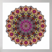 Mandala 12-2 HerbstBlätter - Poster (Vorne)
