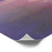 Mandala 12 Sun in Ocean rosa - Poster (Ecke)