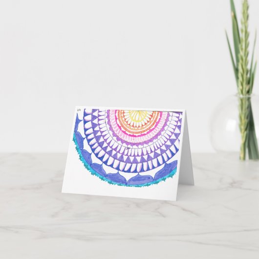 Mandala 1/2 karte (Vorderseite)