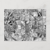 Mandala 1 postkarte (Vorderseite)