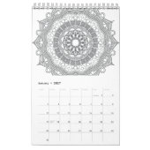 Mandala 2024 kalender (Jan 2027)