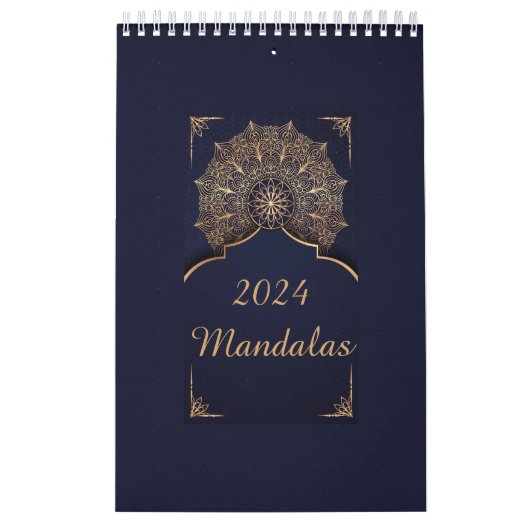 Mandala 2024 kalender (Titelbild)