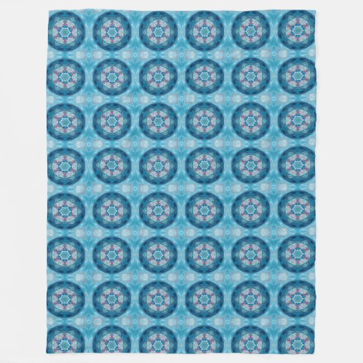 Mandala 2 Fleece Blanket (Vorderseite)