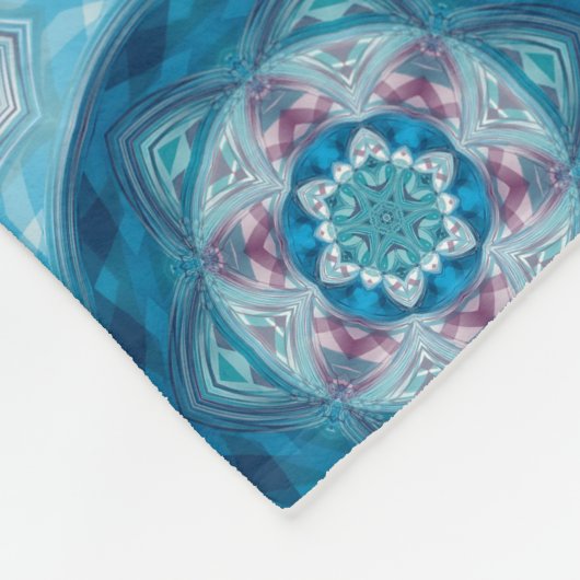 Mandala 2 Fleece Blanket (Ecke)