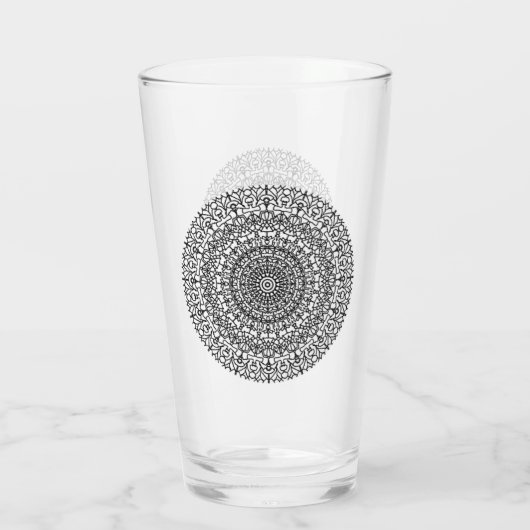 Mandala #2 glas (Rückseite)