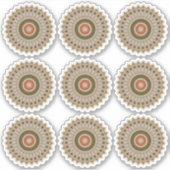 Mandala 2 medium aufkleber (Vorderseite)