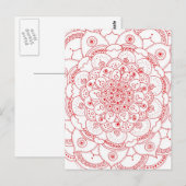 Mandala 2 Postcard Postkarte (Vorne/Hinten)