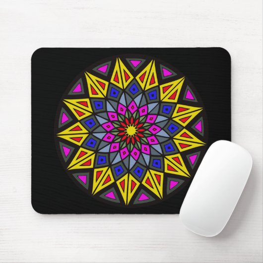 Mandala #3 mousepad (Mit Mouse)