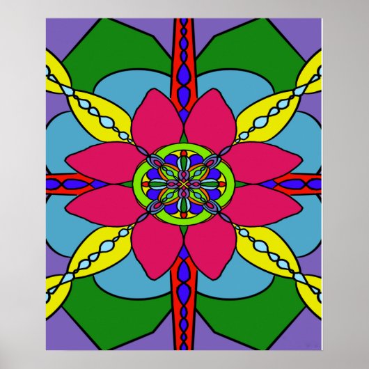 Mandala 3 poster (Vorne)