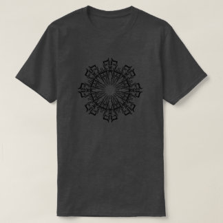 Mandala 3 Schwarz T-Shirt