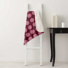 Mandala 3 Sherpa Blanket Sherpadecke