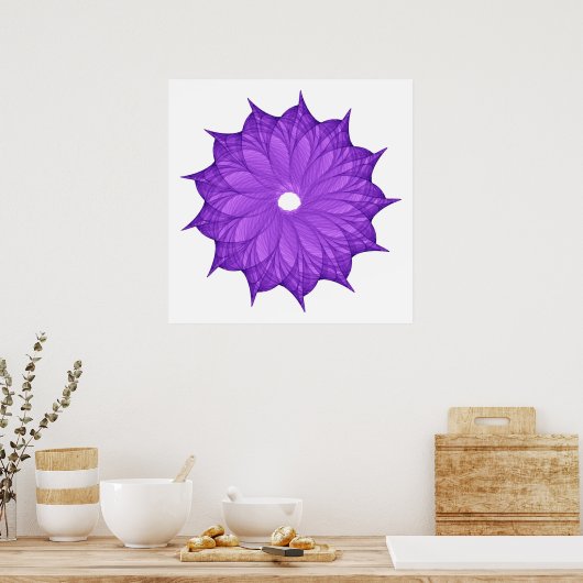 Mandala 4 poster (Küche)