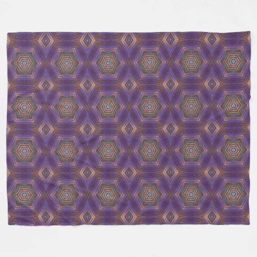 Mandala 5 Fleece Blanket (Vorderseite (Horizontal))