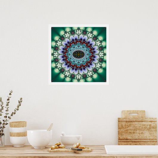Mandala 5 poster (Küche)