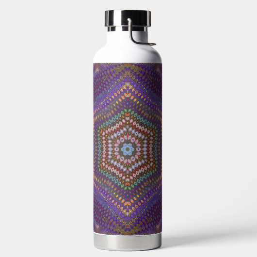 Mandala 5 Wasserflasche Trinkflasche (links)