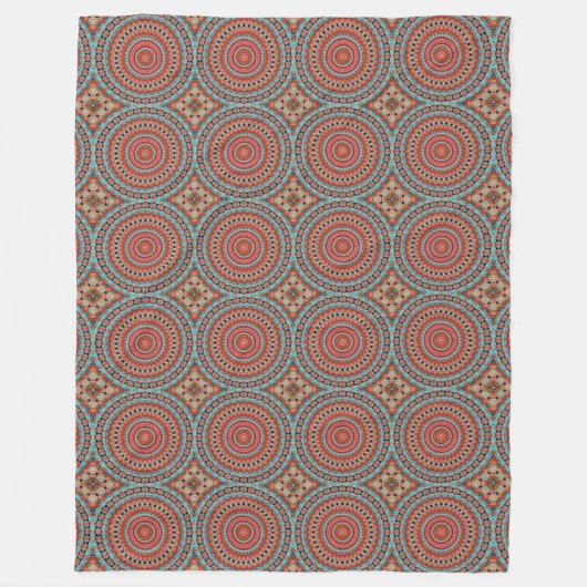 Mandala 6 Fleece Blanket (Vorderseite)