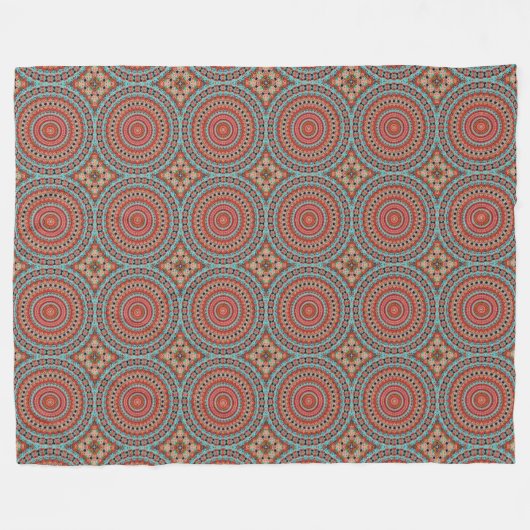 Mandala 6 Fleece Blanket (Vorderseite (Horizontal))