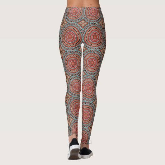 Mandala 6 Leggings (Rückseite)