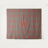 Mandala 6 Tapestry Wandteppich (Vorderseite (Horizontal))