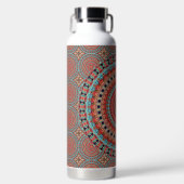 Mandala 6 Wasserflasche Trinkflasche (Vorderseite)