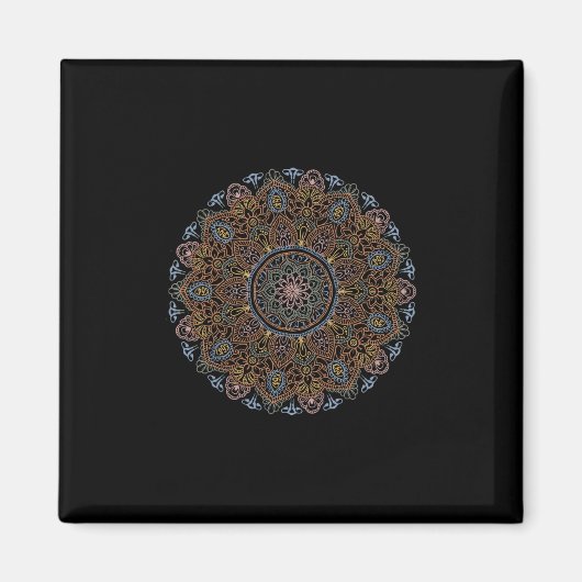 Mandala 8647 Feministin Magnet (Vorne)
