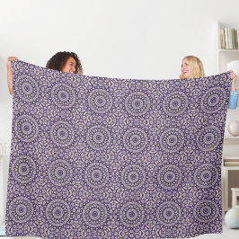 Mandala 8 Fleece Blanket