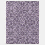 Mandala 8 Fleece Blanket (Vorderseite)