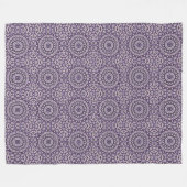 Mandala 8 Fleece Blanket (Vorderseite (Horizontal))