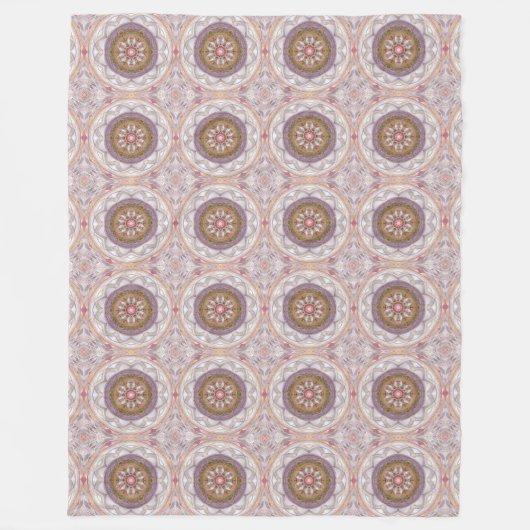 Mandala 9 Fleece Blanket (Vorderseite)