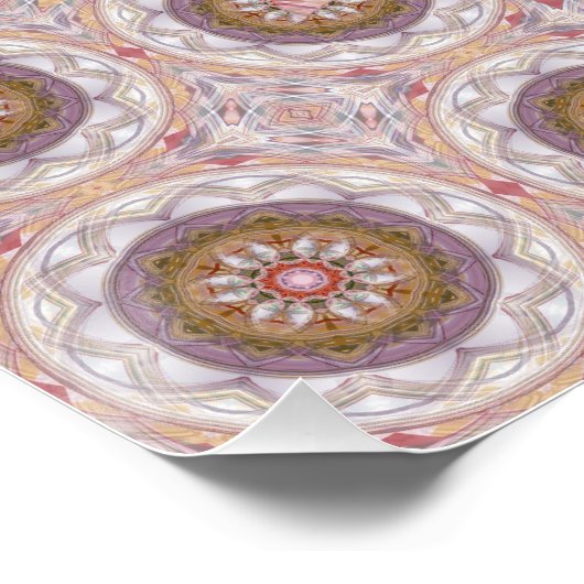 Mandala 9 Glossy Poster (Ecke)