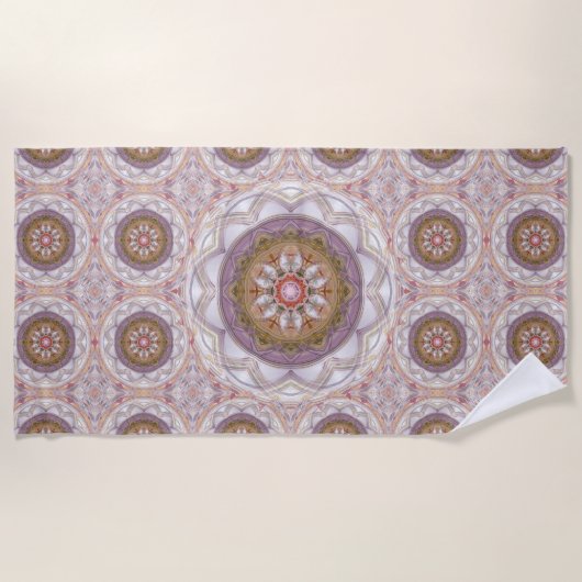 Mandala 9 Strandtuch (Vorderseite)