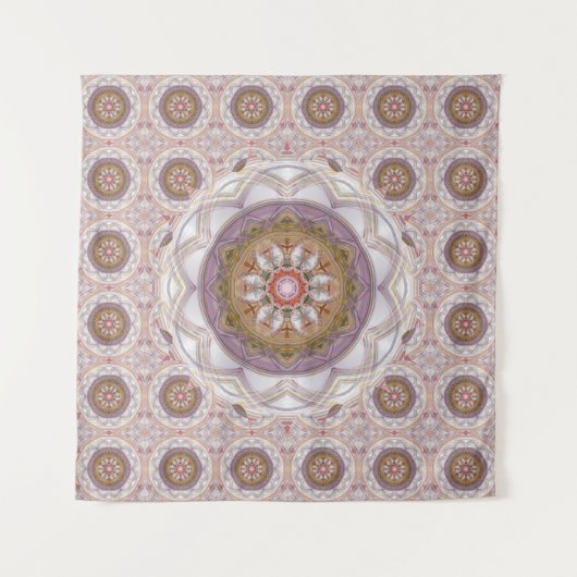 Mandala 9 Tapestry Wandteppich (Vorderseite (Horizontal))