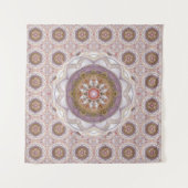 Mandala 9 Tapestry Wandteppich (Vorderseite)