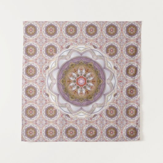 Mandala 9 Tapestry Wandteppich (Vorderseite)