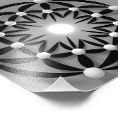 Mandala-abstract-3d Fotodruck (Ecke)