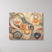 Mandala Abstrakt Wall Art Leinwanddruck (Vorderseite)