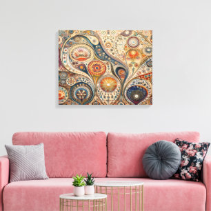 Mandala Abstrakt Wall Art Leinwanddruck