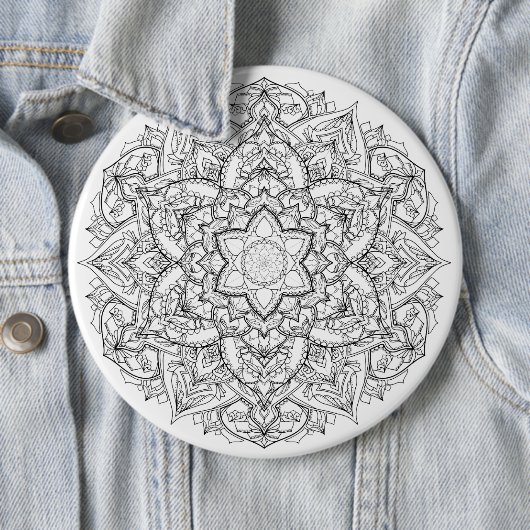 Mandala-Abzeichen Button (Beispiel)