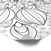 Mandala Adult Farbe der Doodle Farbe Poster (Ecke)