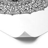 Mandala Adult Farbe der Doodle Farbe Poster (Ecke)