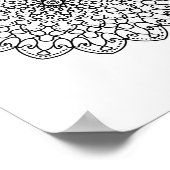 Mandala Adult Farbe der Doodle Farbe Poster (Ecke)