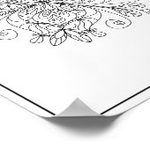 Mandala Adult Farbe der Doodle Farbe Poster (Ecke)