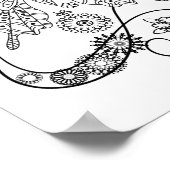 Mandala Adult Farbe der Doodle Farbe Poster (Ecke)