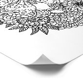 Mandala Adult Farbe der Doodle Farbe Poster (Ecke)