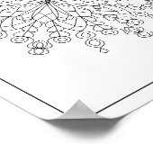 Mandala Adult Farbe der Doodle Farbe Poster (Ecke)