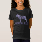 Mandala American Bully T - Shirt Girls (Vorderseite)