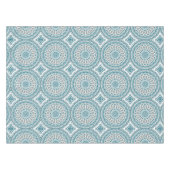 Mandala, Aquamarin an der Küste und Sand Ocean Ins Tischdecke (Vorderseite (Horizontal))