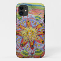 Mandala Aquarell iPhone SE + iPhone 5/5S Fall